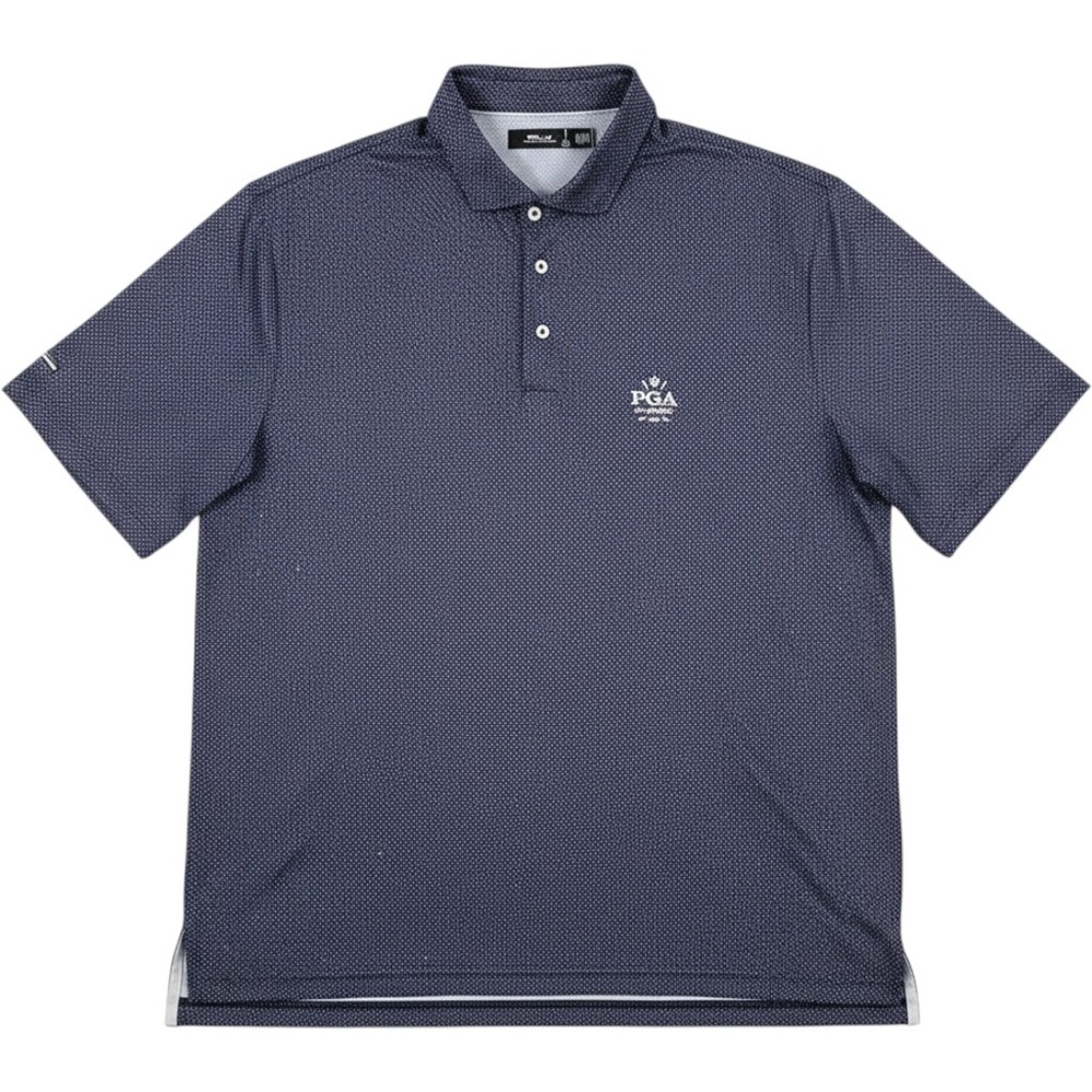 RLX Ralph Lauren Golf Polo Shirt Mens XXL Navy Blue PGA of America Performance